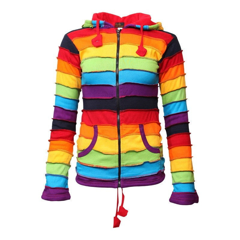 Fleece Lined Rainbow Hoodie