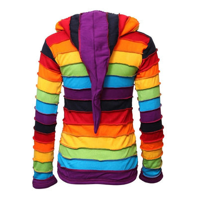 Fleece Lined Rainbow Hoodie