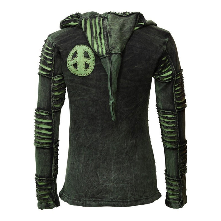 Peace Ripped Pixie Hoodie
