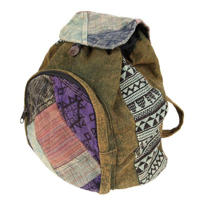Gringo Cotton Backpack w/ Front Pocket
