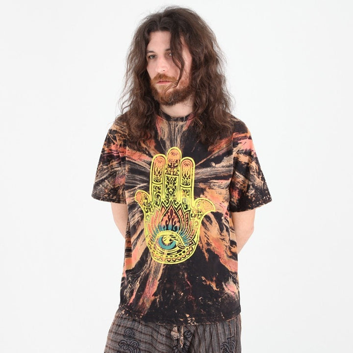 Men's Psychedelic Hamsa T-Shirt