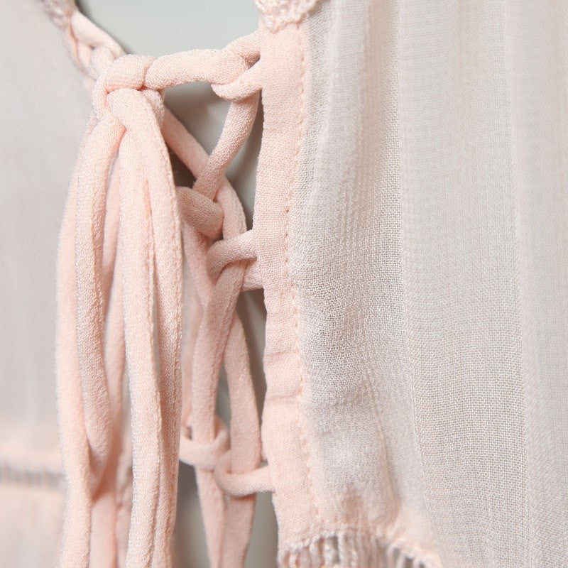 Glamorous Lace Up Detail Cami Dress