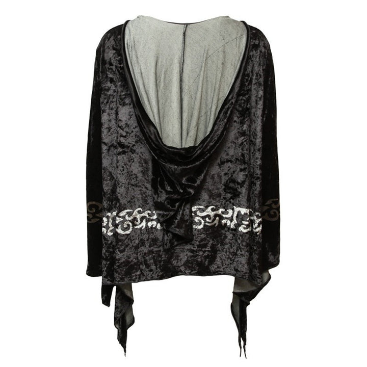 Men's Oversized Velour Hoodie