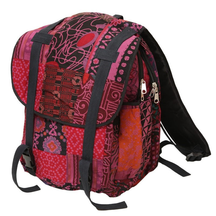 Patterned Travel Backpack