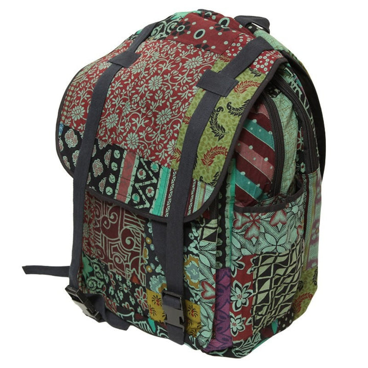Patterned Travel Backpack
