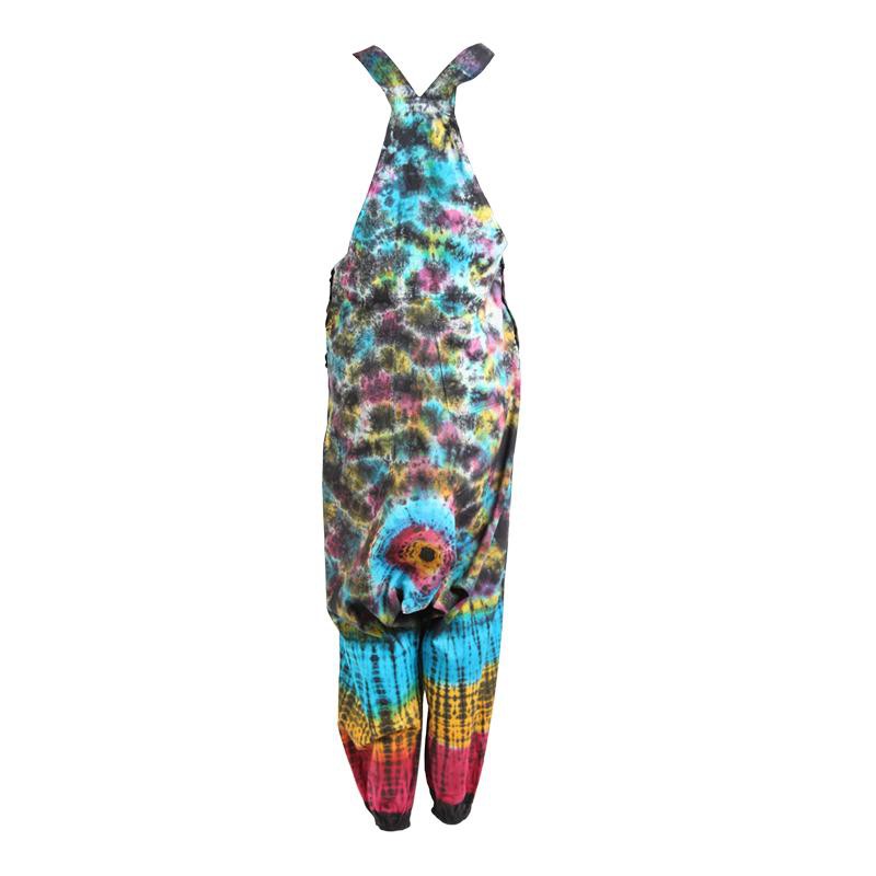 Tie Dye Harem Dungarees