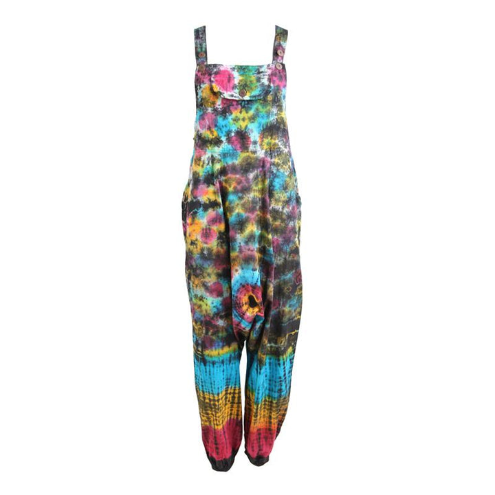 Tie Dye Harem Dungarees
