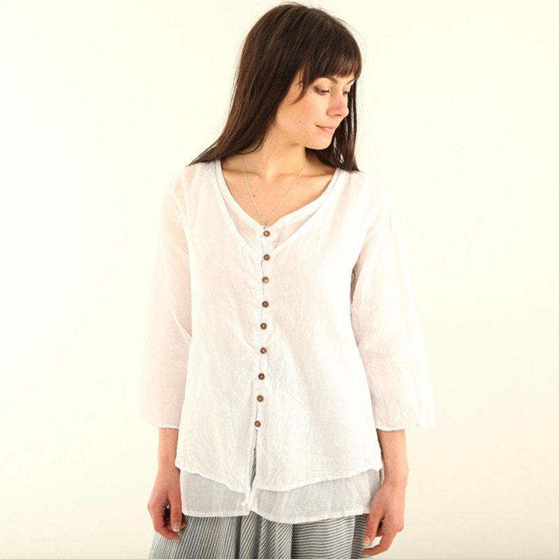 Relaxed Layered Blouse