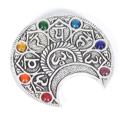 Chakra Moon Incense Plate