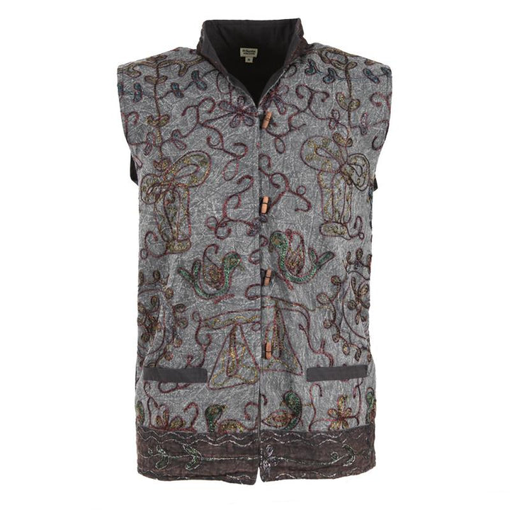 Embroidered Nehru Waistcoat