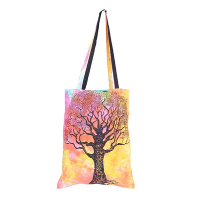 Tie Dye Tree Of Life Shopping  Bag