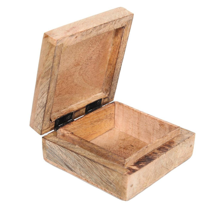 Carved Mango Wood Box