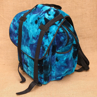 Tie Dye Cotton Velour Backpack