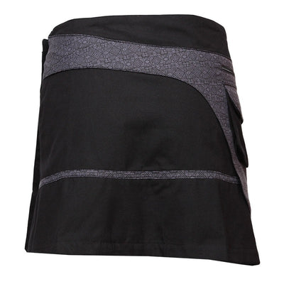 Wrap Mini Skirt With Pocket