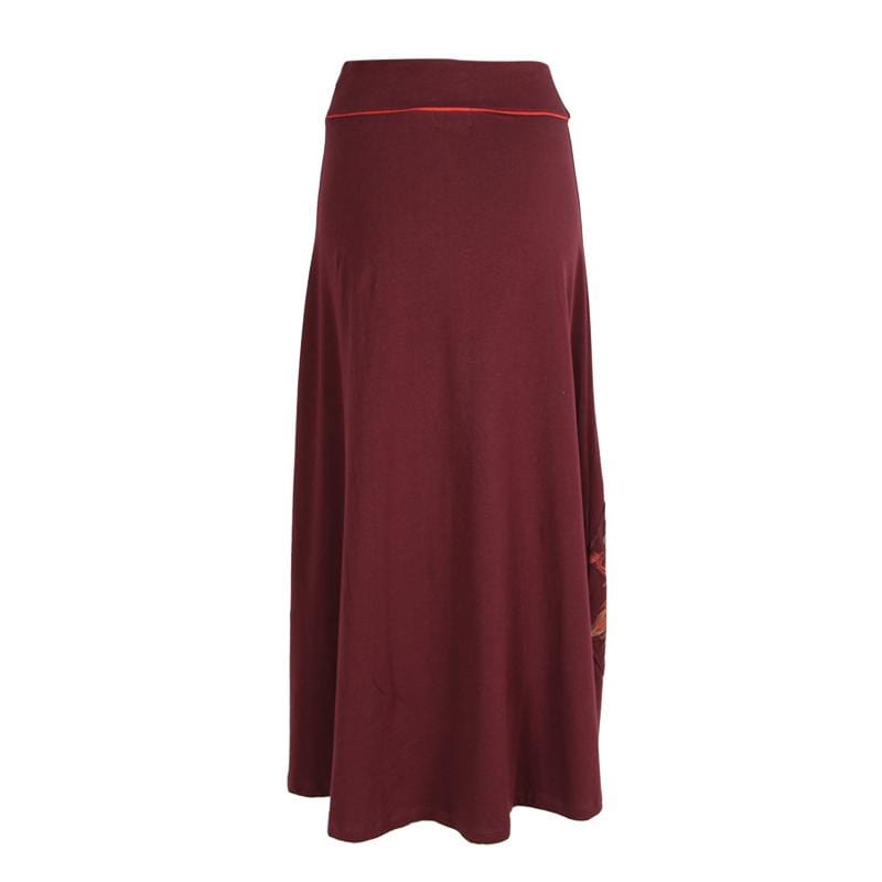 Boho Long Cotton Skirt