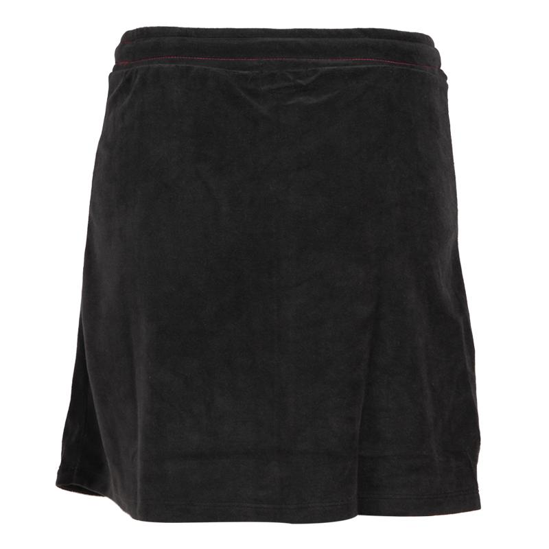 Black Velvet A-Line Skirt