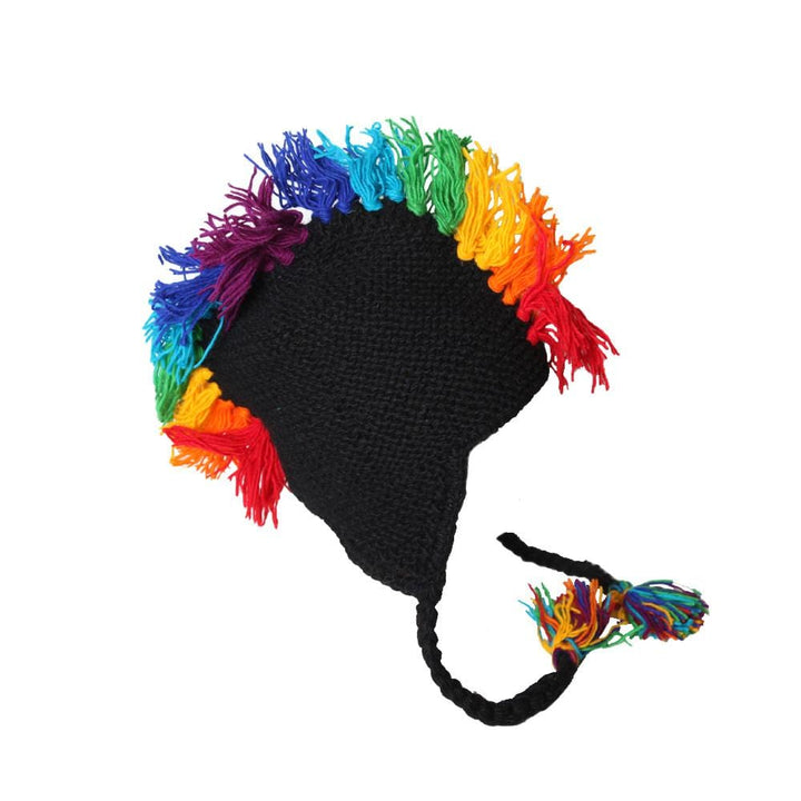 Rainbow Mohawk Hat