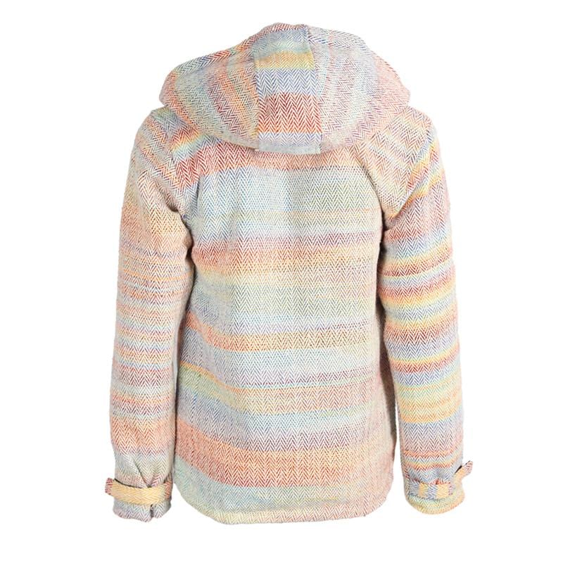 Colourful Wool & Cotton Mix Jacket