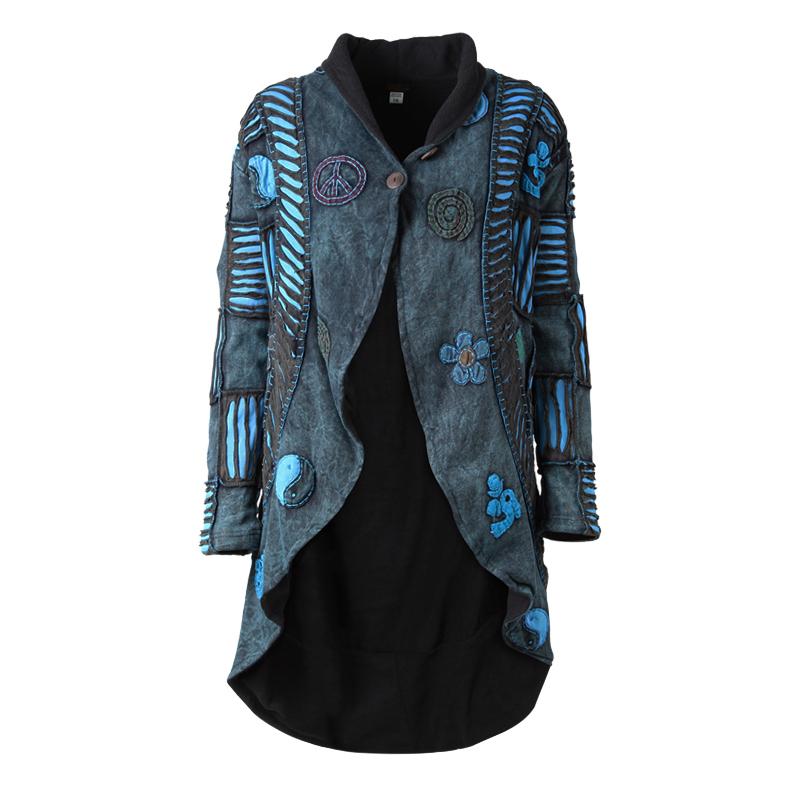 Peace Ripped Pixie Waterfall Jacket