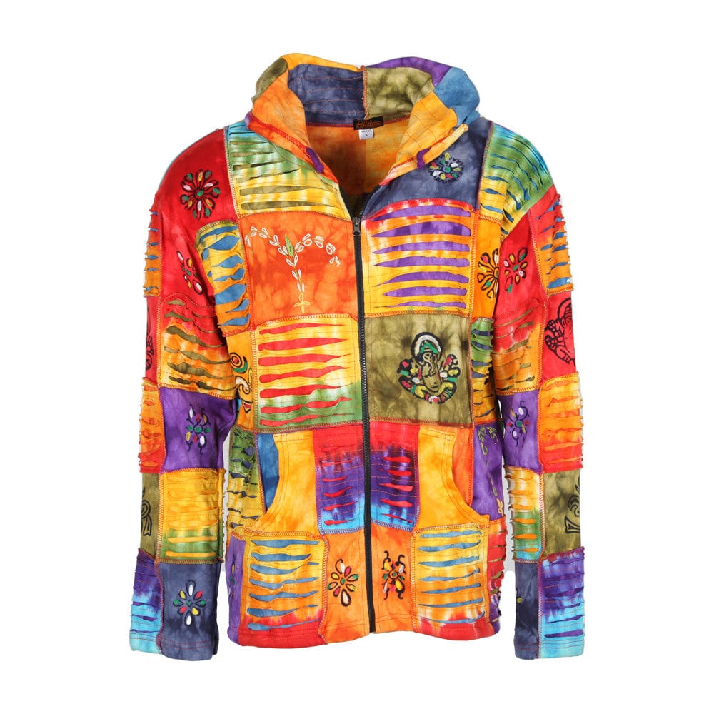 Men's Bright Tie Dye Hoodie