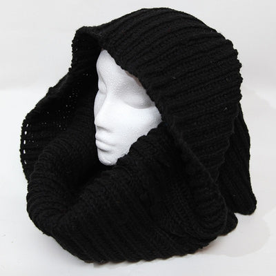 Oversized Chunky Knit Circle Scarf..