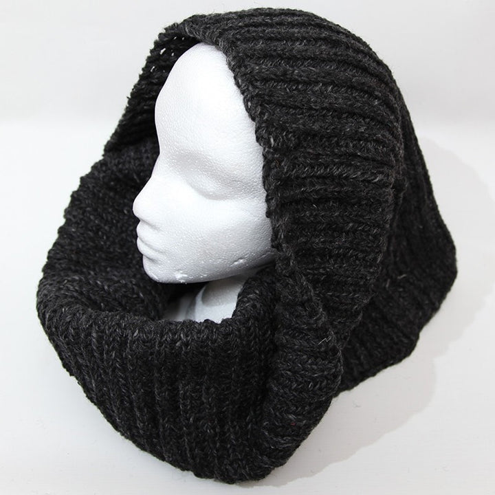 Oversized Chunky Knit Circle Scarf..