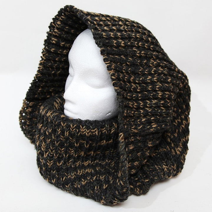 Oversized Chunky Knit Circle Scarf..