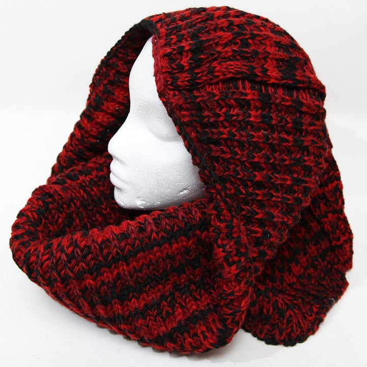Oversized Chunky Knit Circle Scarf..