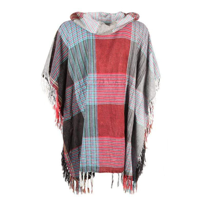 Men's Lightweight Patchwork Poncho