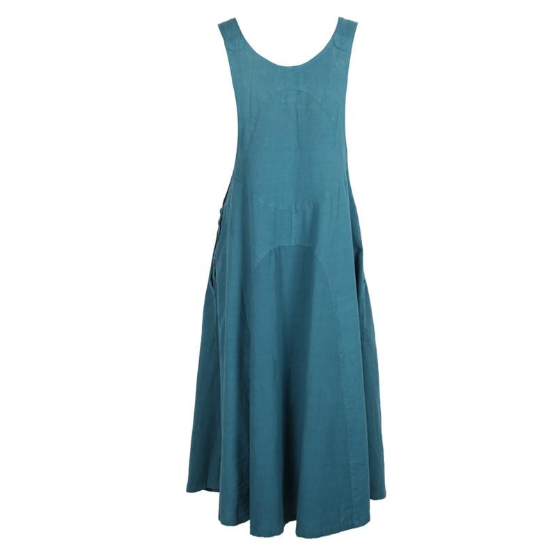 Long Dungarees Dress