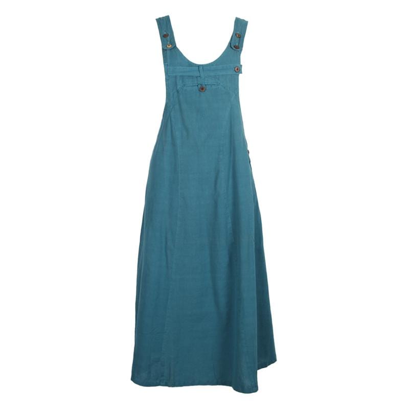 Long Dungarees Dress