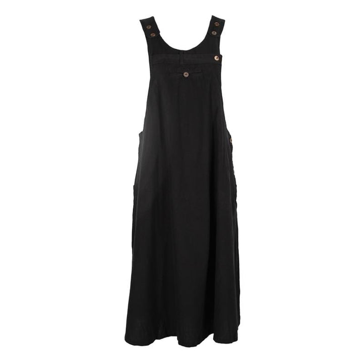 Long Dungarees Dress