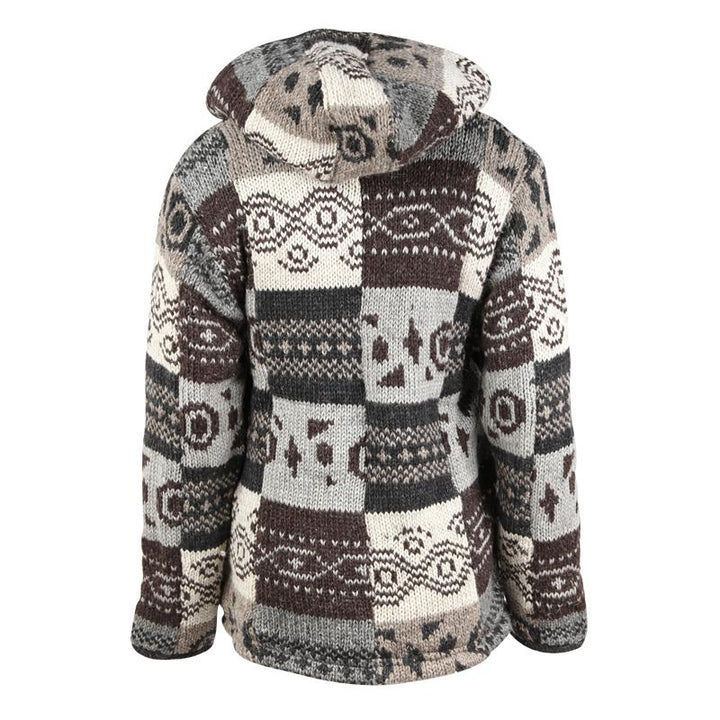 Tribal Style Check Jacket