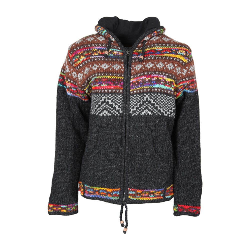 Knitted Fleece Lined Jacket