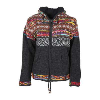 Knitted Fleece Lined Jacket