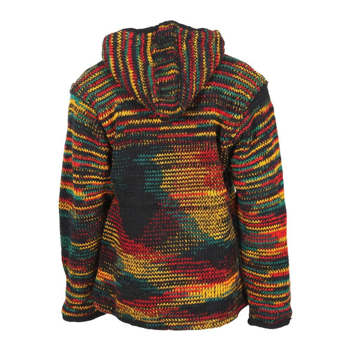Knitted Woollen Rasta Jacket
