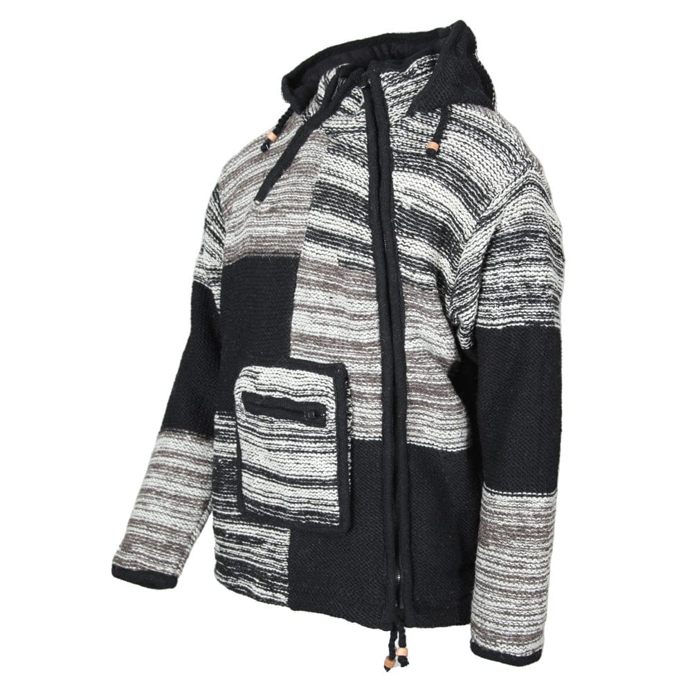 Men's Asymmetric Patchwork Jacket..