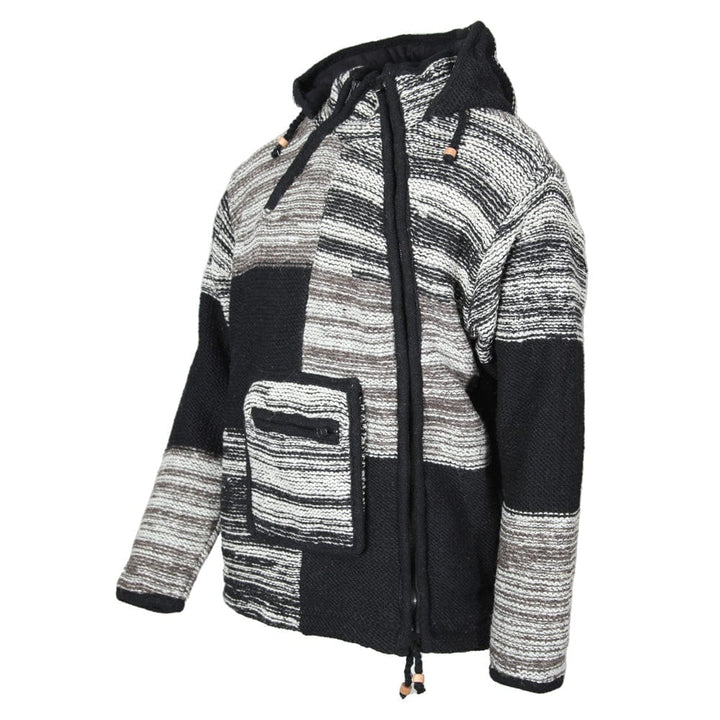 Men's Asymmetric Patchwork Jacket..