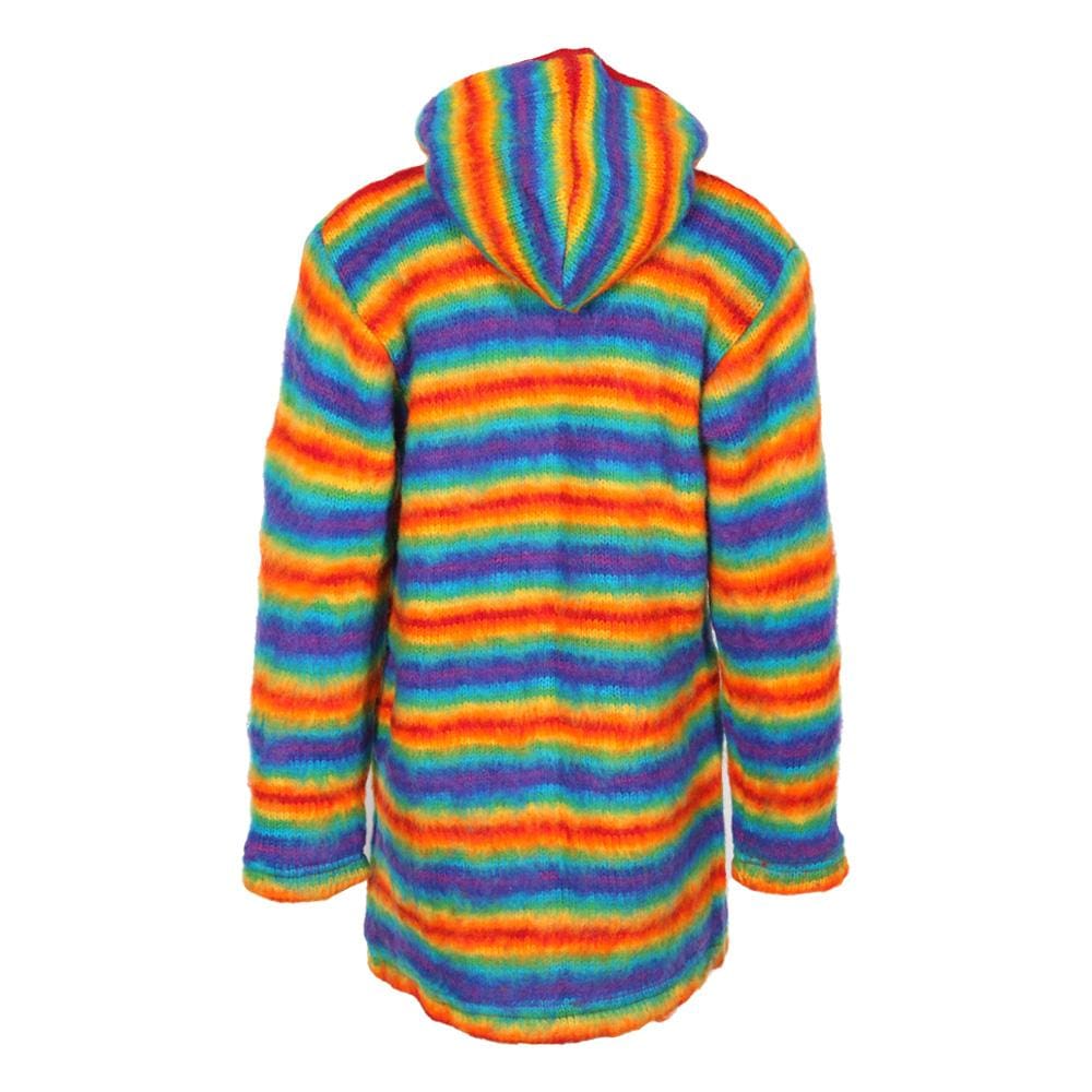 Fleece Lined Long Wool Coat