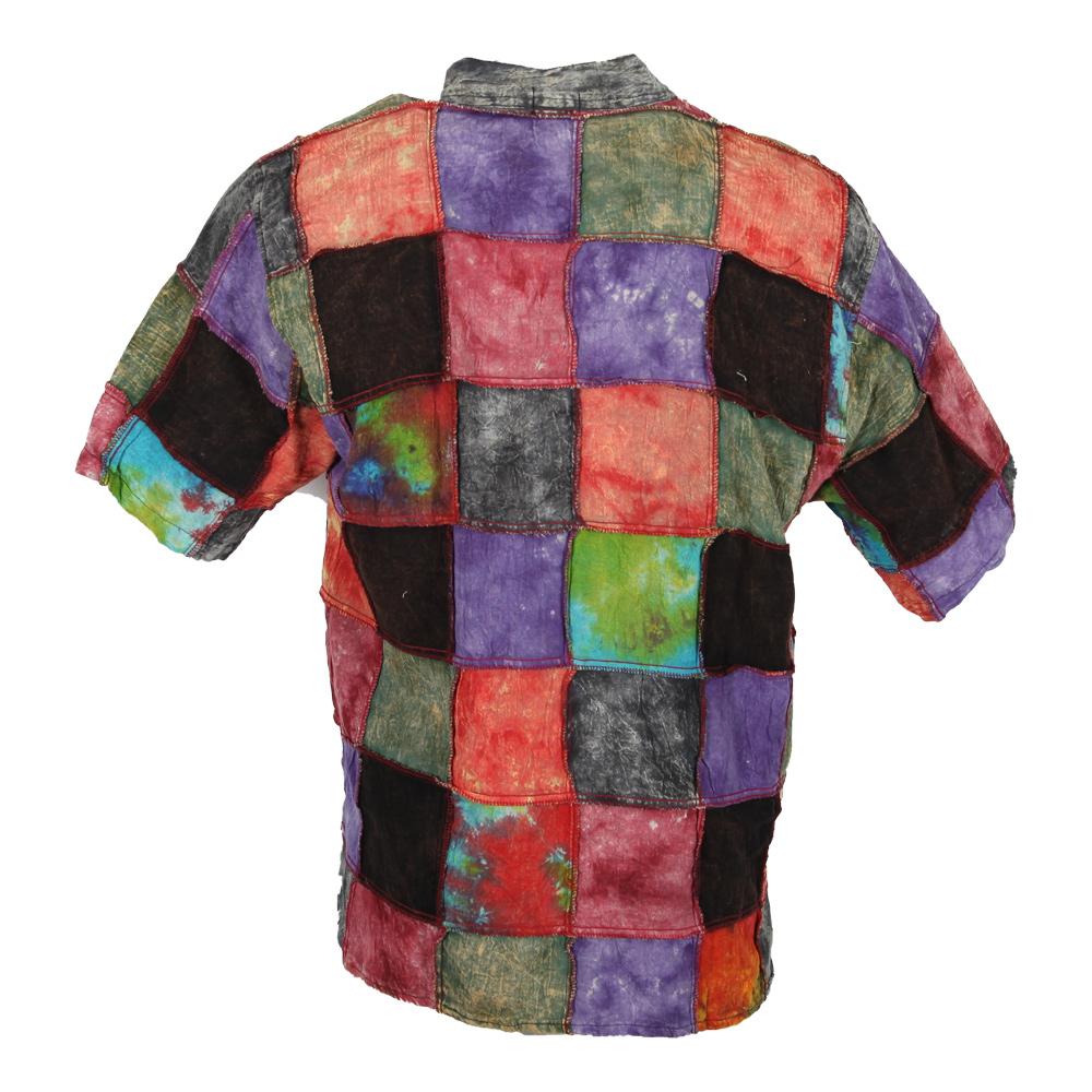 Short Sleeve Colour Block Shirt..
