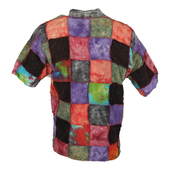 Short Sleeve Colour Block Shirt..