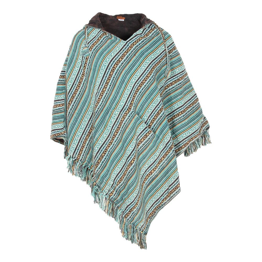 Cotton Hooded Poncho