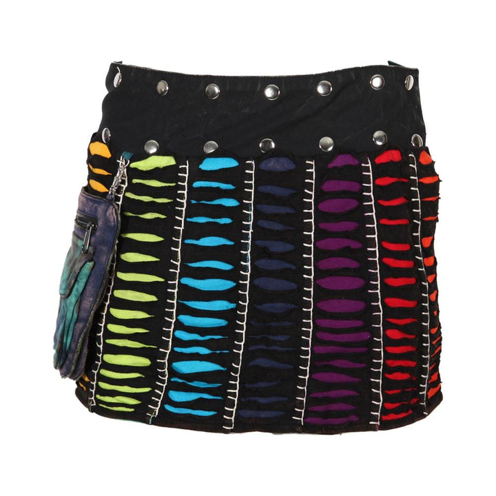 Reversible Tie Dye Popper Skirt
