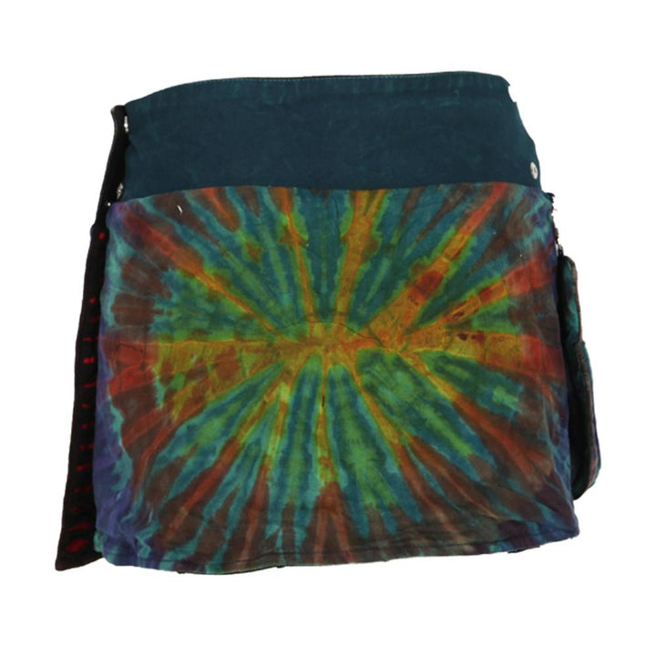 Reversible Tie Dye Popper Skirt