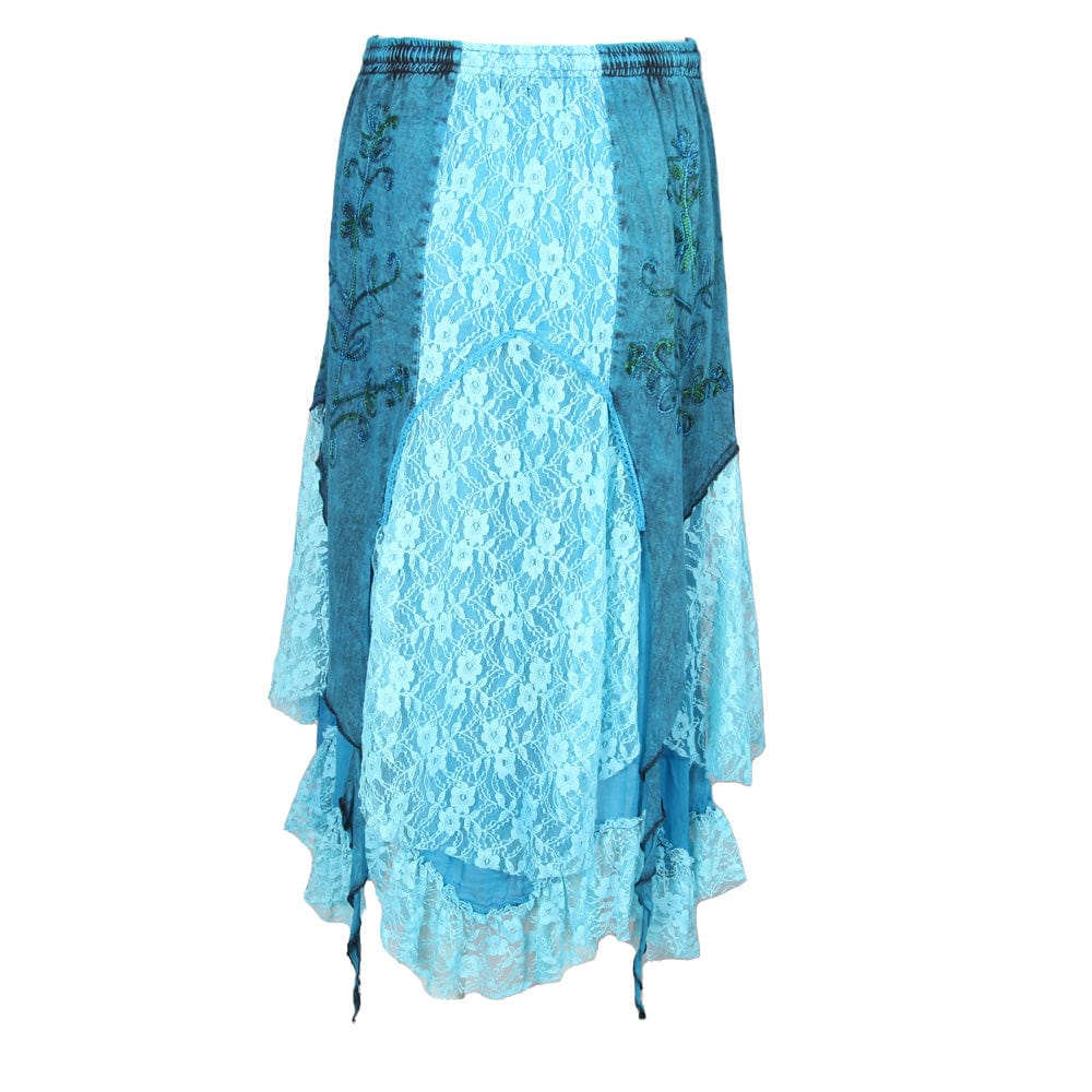 Hanky Hem Lace Skirt..