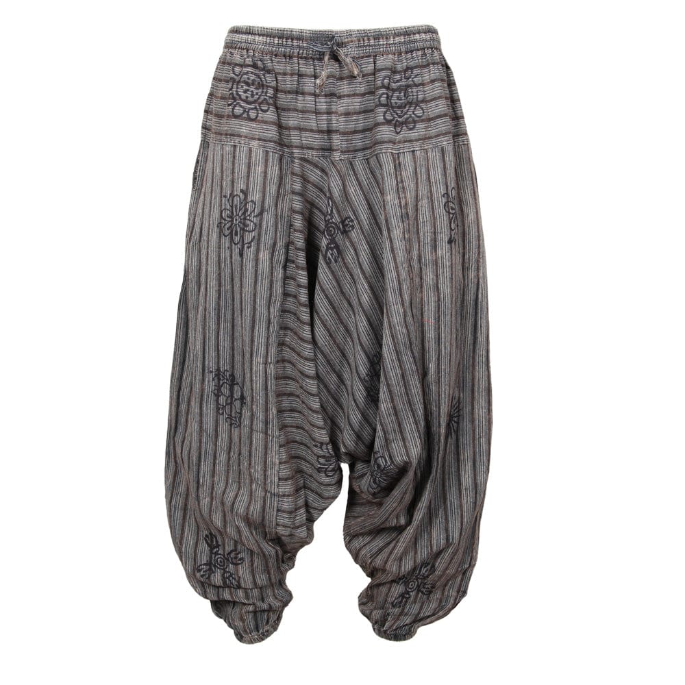 Stonewashed Harem Pants