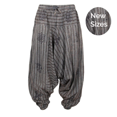 Stonewashed Harem Pants