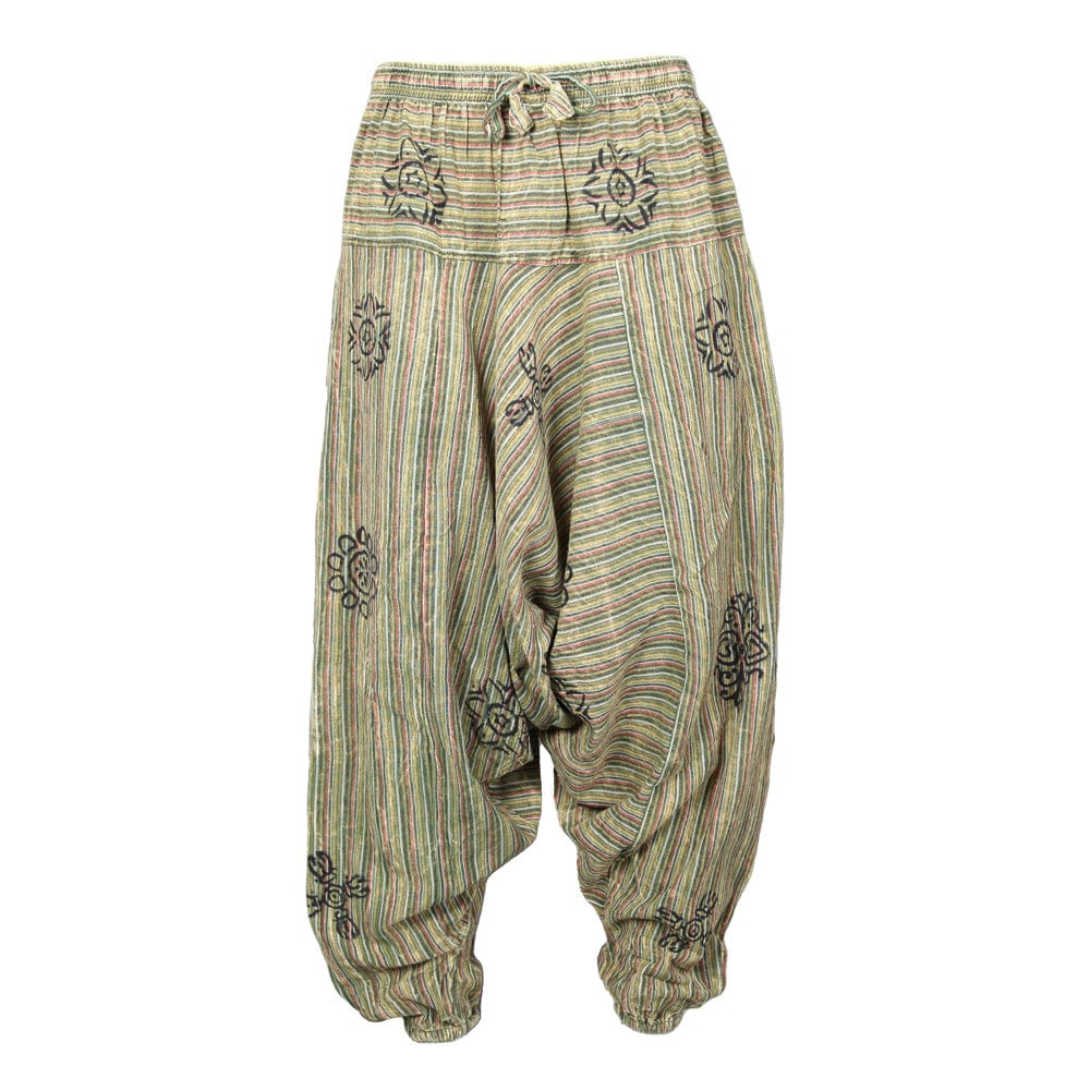 Stonewashed Harem Pants