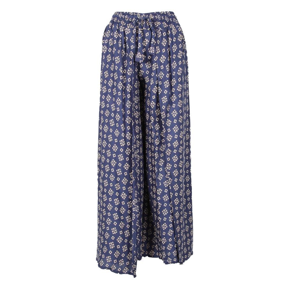 Wide Leg Wrap Trousers