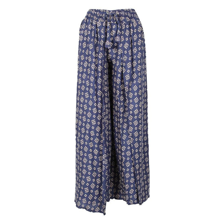 Wide Leg Wrap Trousers